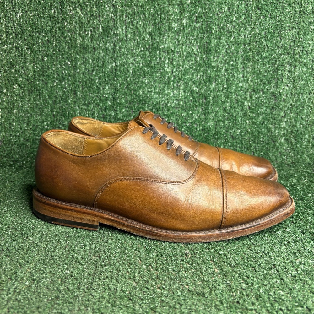 Thursday Boot Company Broadway Executive Cap Toe Leather Oxford Brown Mens 8.5